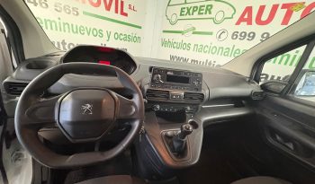 PEUGEOT PARTNER PRO STANDARD 1.5 BLUEHDI 1000kg 100 CV S&S lleno