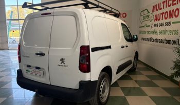 PEUGEOT PARTNER PRO STANDARD 1.5 BLUEHDI 1000kg 100 CV S&S lleno