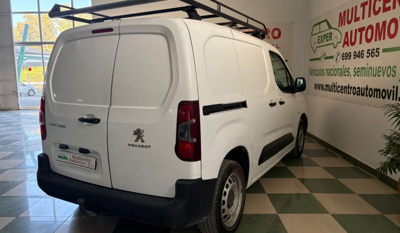 PEUGEOT PARTNER PRO STANDARD 1.5 BLUEHDI 1000kg 100 CV S&S lleno