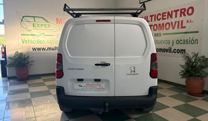 PEUGEOT PARTNER PRO STANDARD 1.5 BLUEHDI 1000kg 100 CV S&S lleno